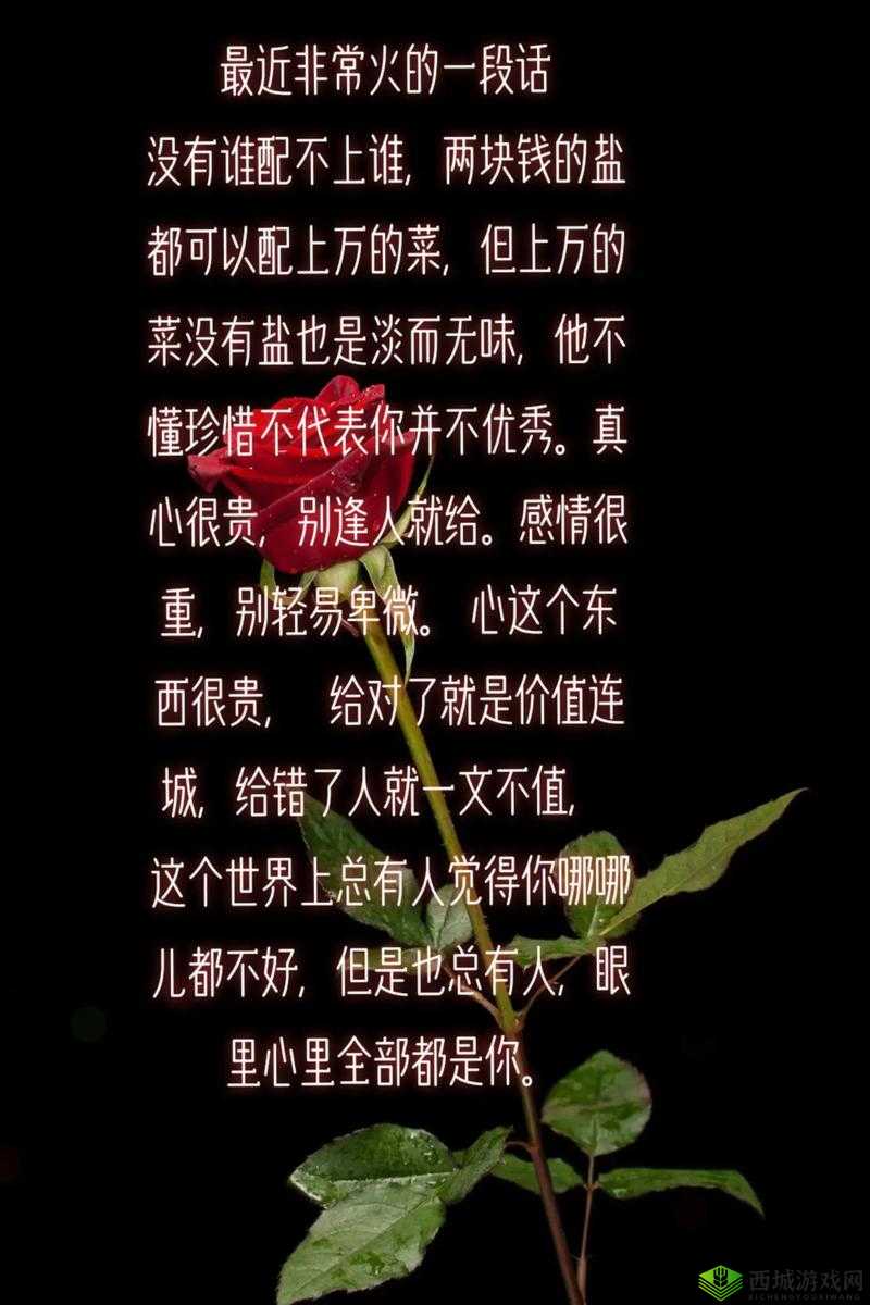 开始慢慢迎合：一段感情的新起点