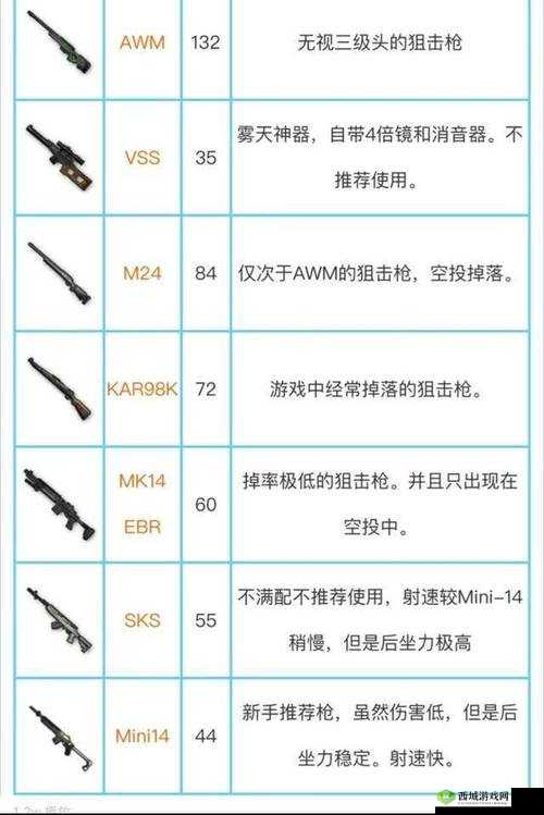 终结者2审判日狙击枪选择，推荐AWM