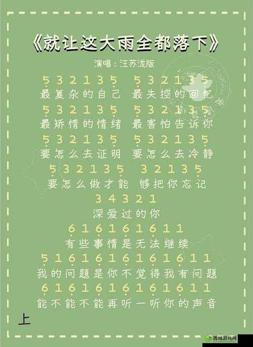 光遇玩家必看！What Are Words琴谱推荐与数字简谱分享